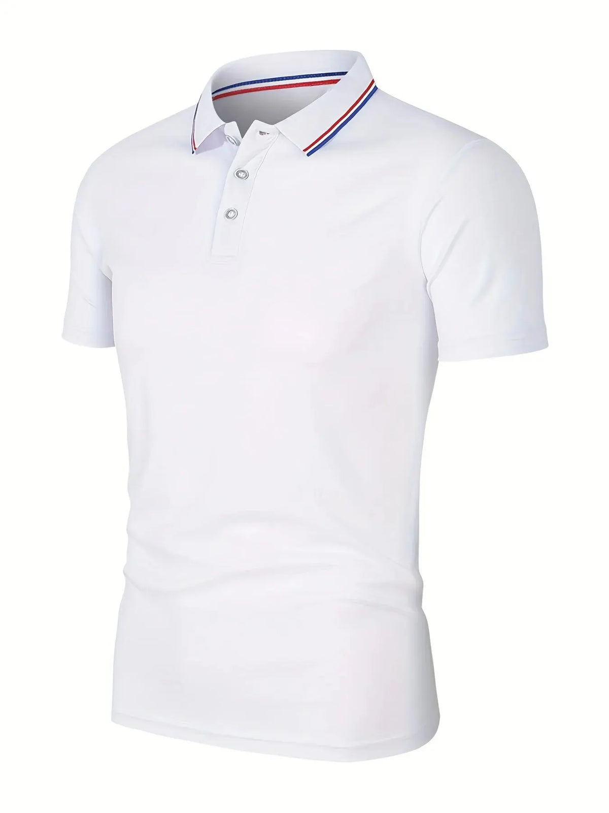 Polo d'été uni manches courtes