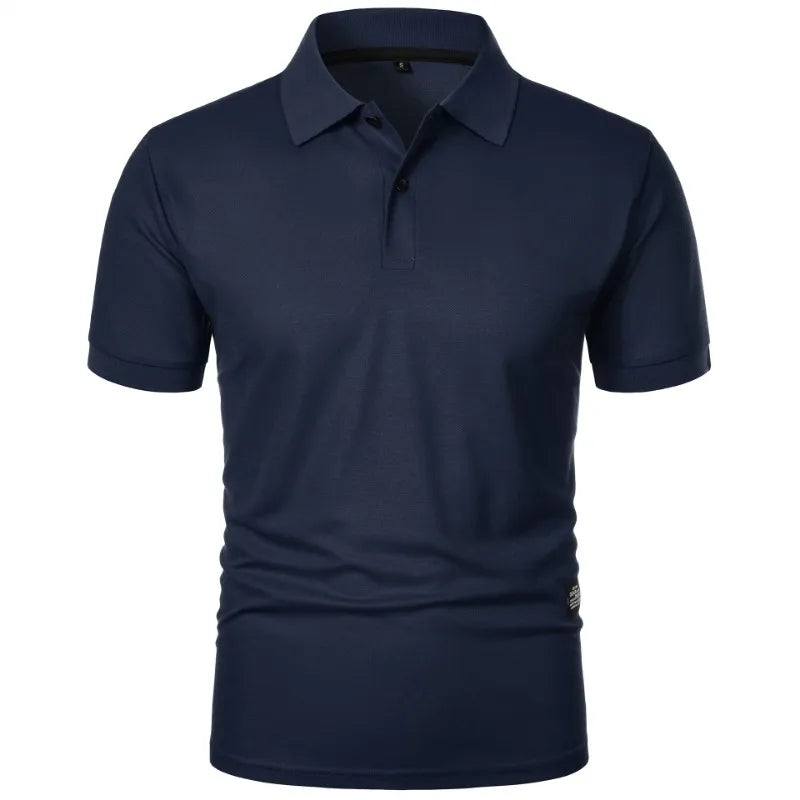 Polo uni à manches courtes