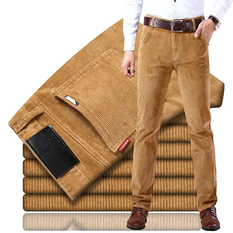 Pantalon en matière premium coupe droite élégante décontractée homme – Ascain