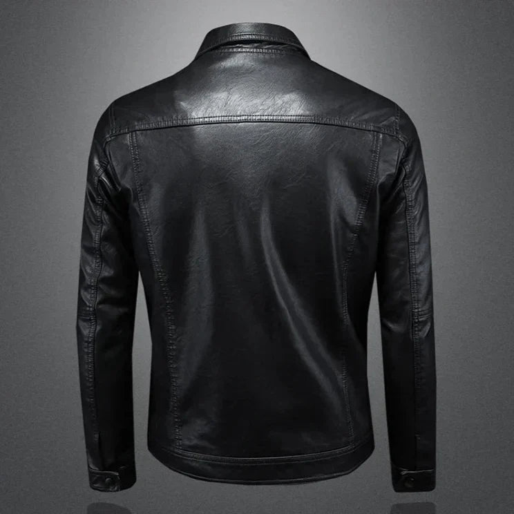 Veste en cuir style rider moderne pour le quotidien homme – Cucuron
