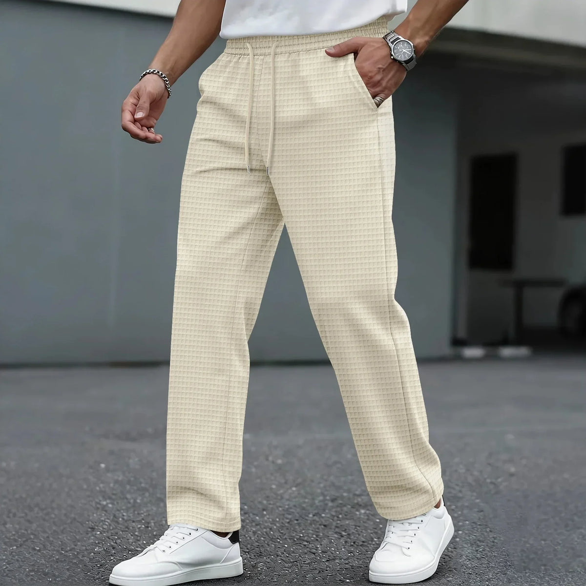 Pantalon de jogging léger à cordon