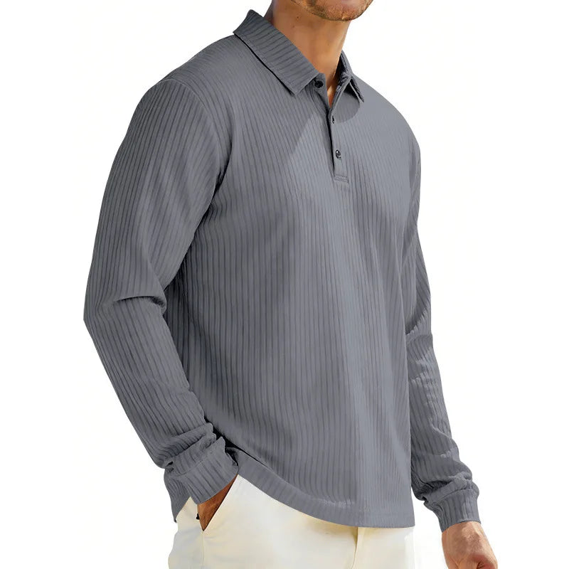 Polo à col et patte boutonnée