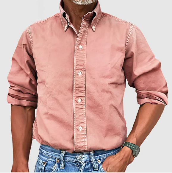Chemise manches longues coupe ajustée