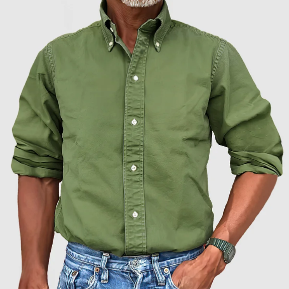 Chemise manches longues coupe ajustée