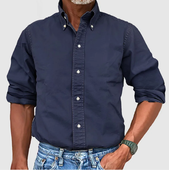 Chemise manches longues coupe ajustée