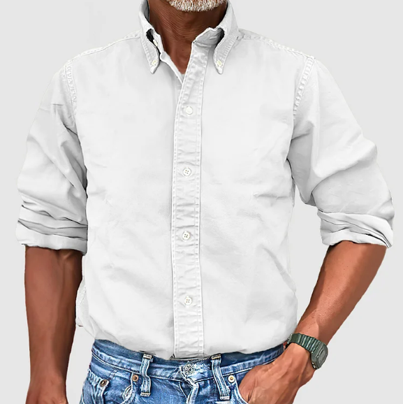 Chemise manches longues coupe ajustée
