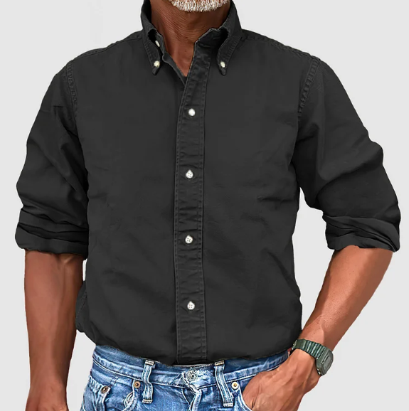 Chemise manches longues coupe ajustée