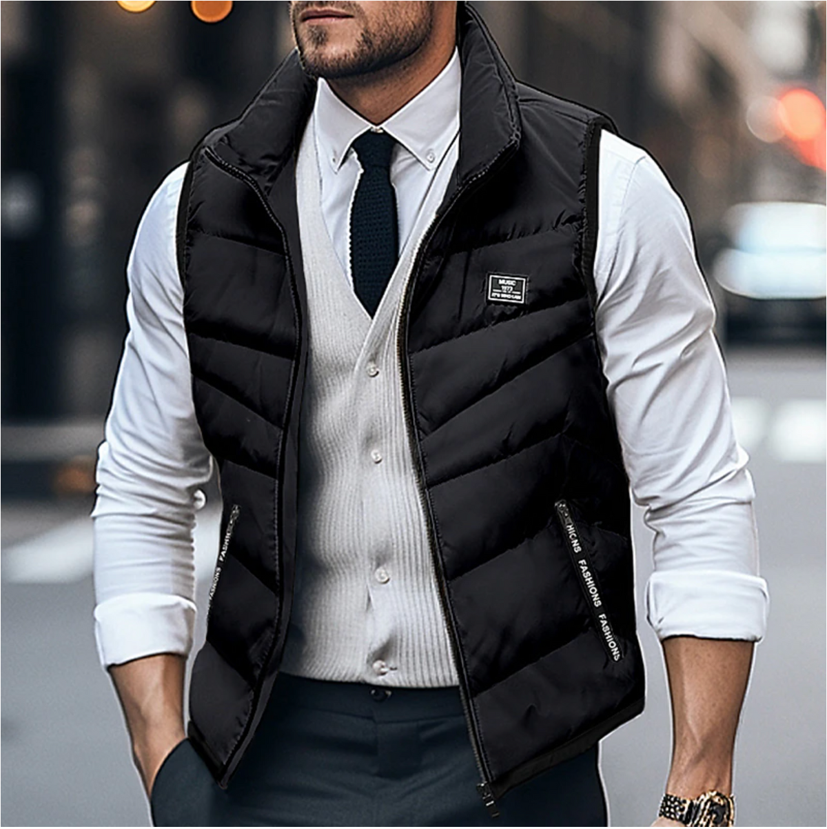 Gilet matelassé léger sans manches chaleur contrôlée homme – Mortagne