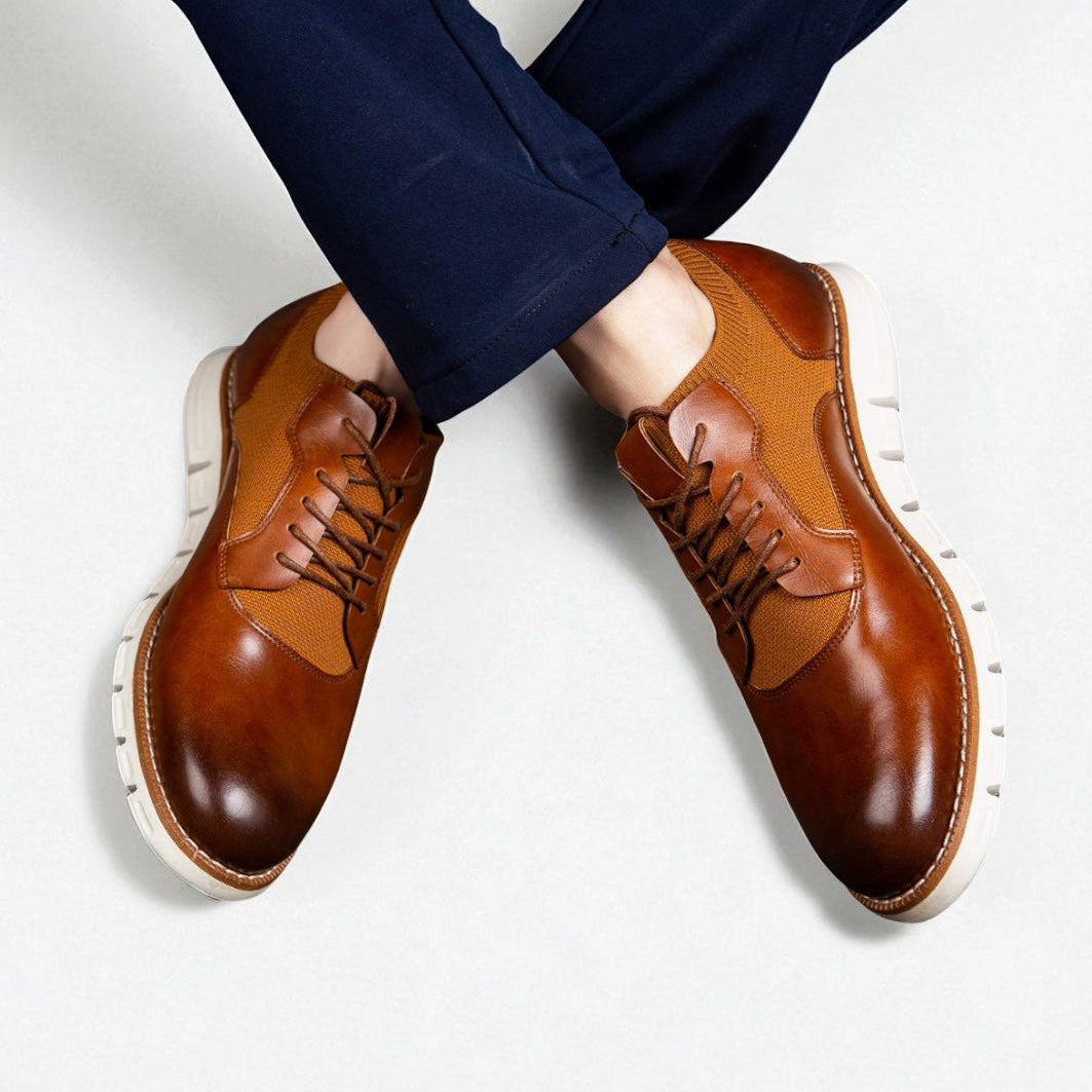 Chaussures habillées dessus en maille
