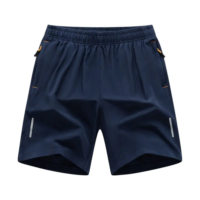 Short de sport léger à poches zippées
