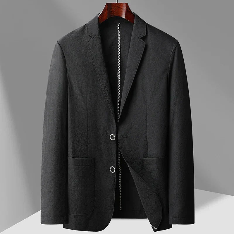Blazer léger aspect lin non doublé