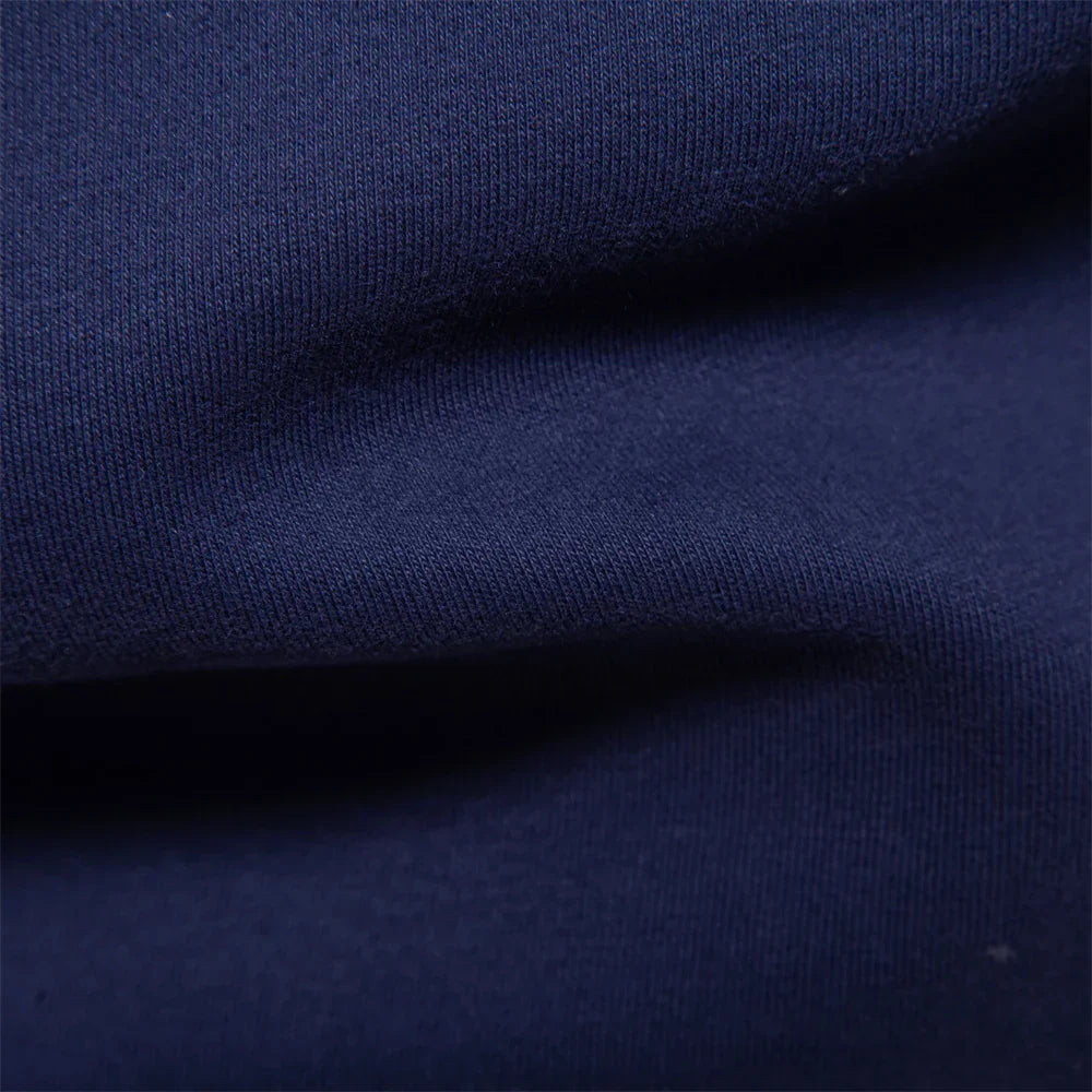Sweat polo à col blanc contrasté