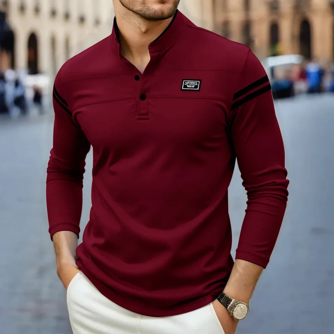 T-shirt manches longues moderne au chic discret homme – Roquebrune