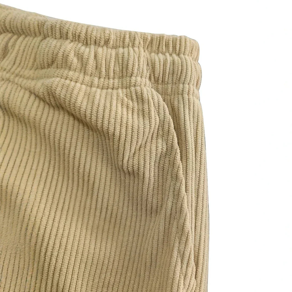 Pantalon en velours côtelé confortable au style intemporel homme – Singer