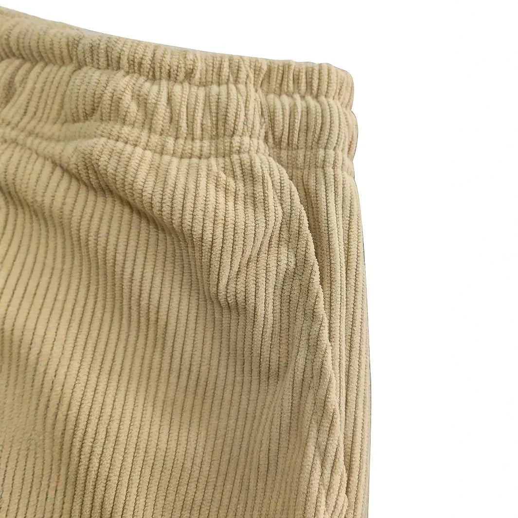 Pantalon en velours côtelé confortable au style intemporel homme – Singer