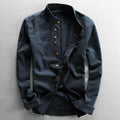 Chemise inspirée du Japon coupe moderne détails soignés homme – Saint-Briac