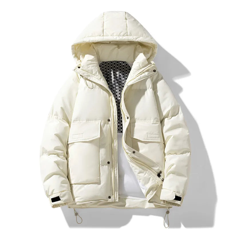 Doudoune matelassée à capuche poches au style intemporel homme – Alleins