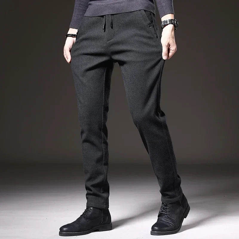 Pantalon jogger coupe ajustée au chic discret au style intemporel homme – Céreste