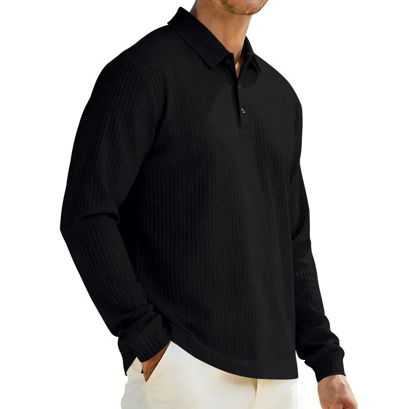 Polo à col et patte boutonnée