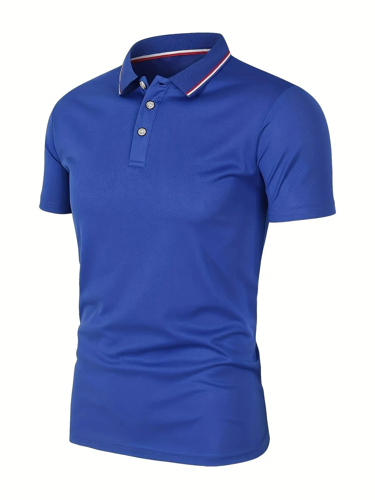 Polo d'été uni manches courtes