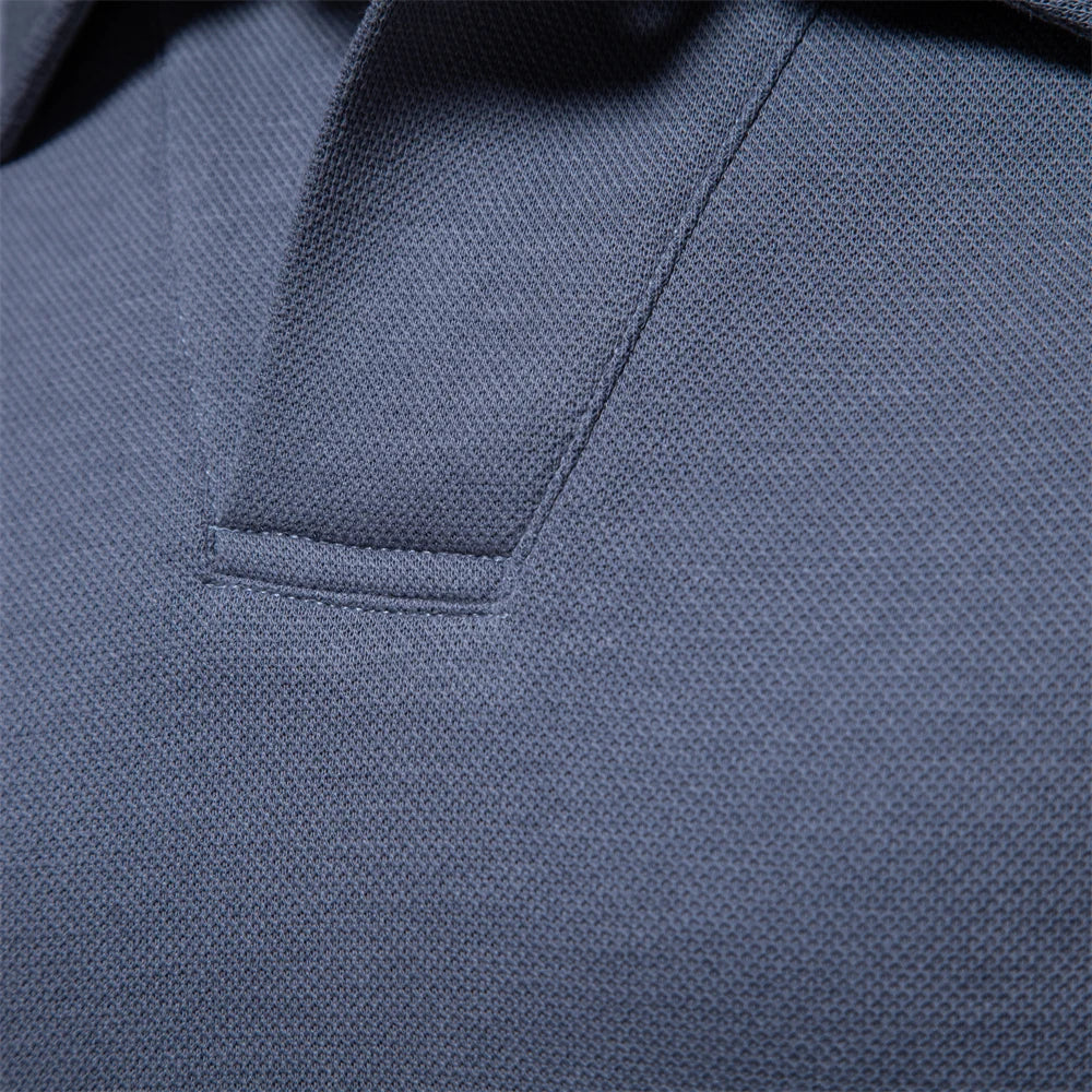 Polo décontracté à broderie discrète