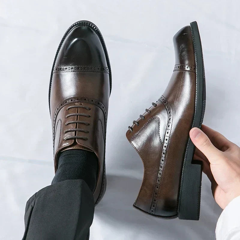 Chaussures en cuir de luxe habillées élégantes homme – Saint-Bris