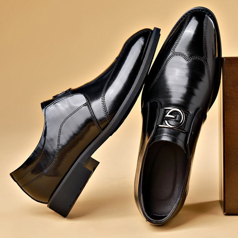 Chaussures classiques en cuir à lacets style costume élégant intemporel homme – Saint-Trojan