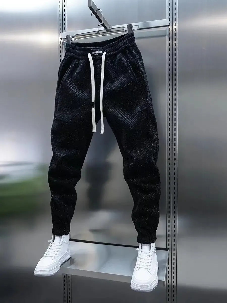 Pantalon jogger fuselé à cordon