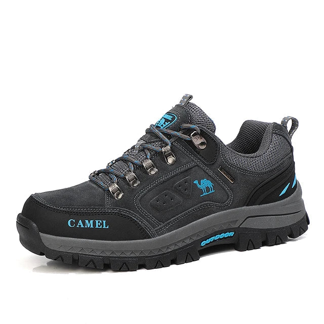 Chaussures de randonnée basses aspect daim