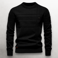 Pull classique et élégant en maille chaude coupe ajustée quotidien homme – Vieux-Boucau