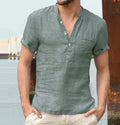 Chemise d'été fluide manches longues à la finition soignée homme – Ansouis