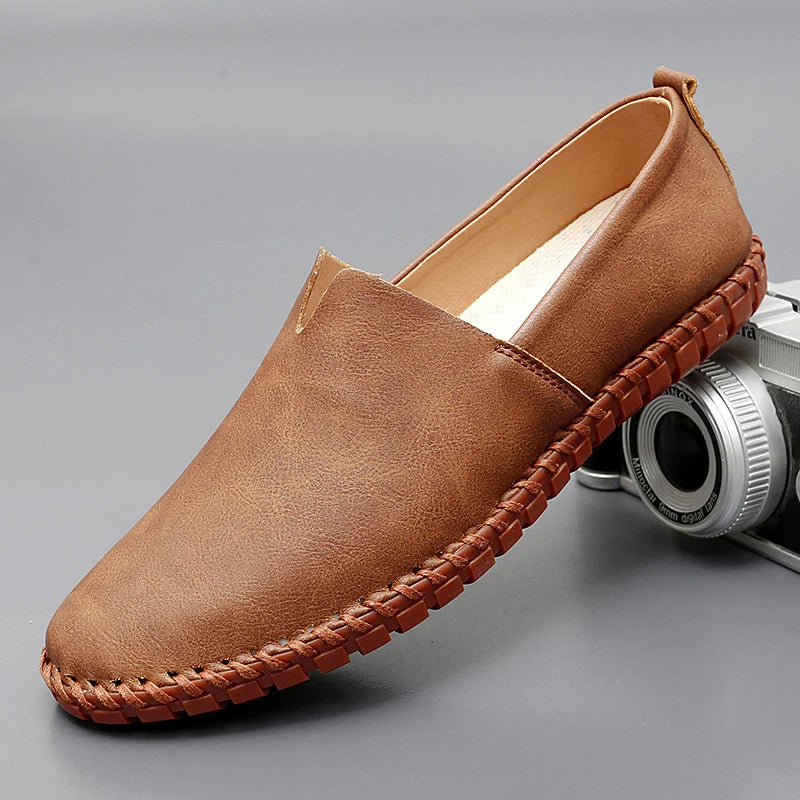 Mocassins classiques en cuir confort quotidien finition soignée homme – Ancy