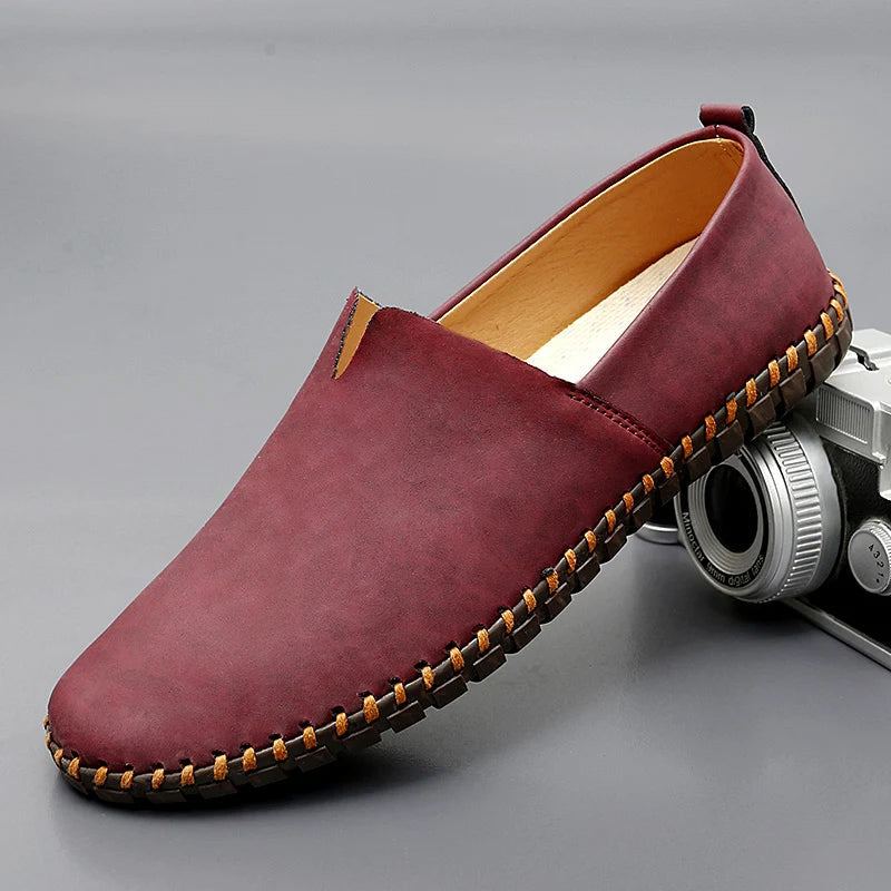 Mocassins classiques en cuir confort quotidien finition soignée homme – Ancy