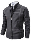 Pull zippé pratique en maille au style intemporel homme – Quai Voltaire