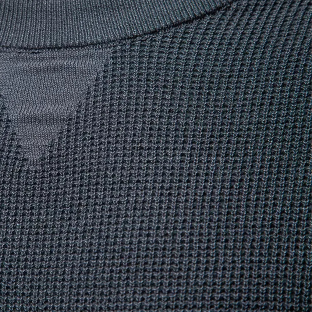 Pull col rond en maille côtelée manches raglan élégant homme – Beynac