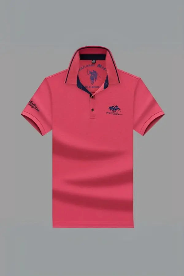 Polo léger à manches courtes en tissu respirant coupe régulière homme – Sauternes