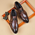 Chaussures classiques en cuir à lacets style costume élégant intemporel homme – Saint-Trojan