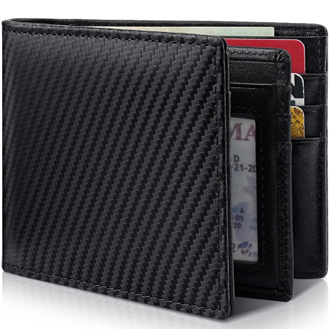 Portefeuille slim cuir véritable anti-RFID pour le quotidien homme – Apt