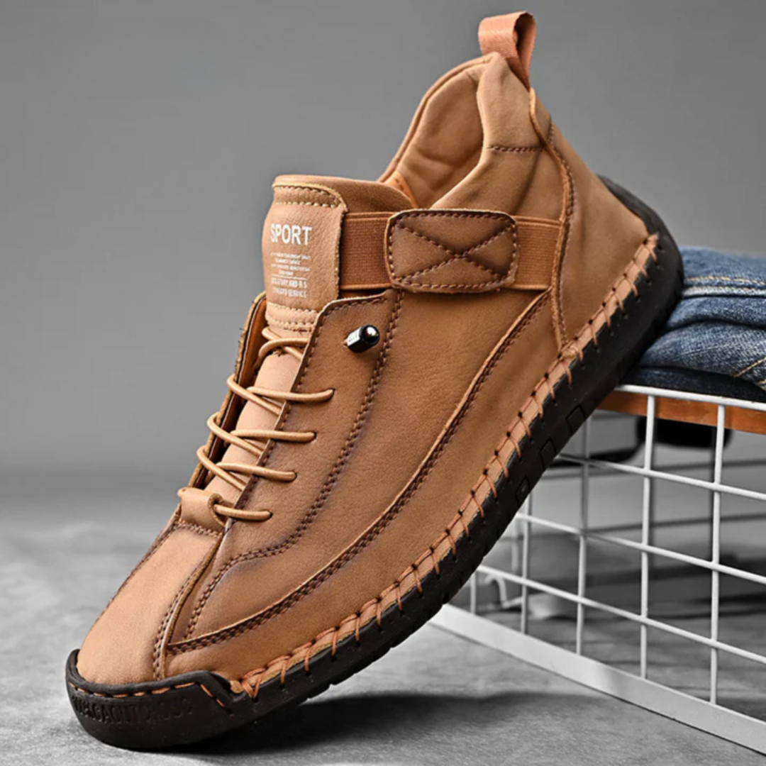 Chaussures à lacets en cuir souple confort orthopédique homme – Blaye