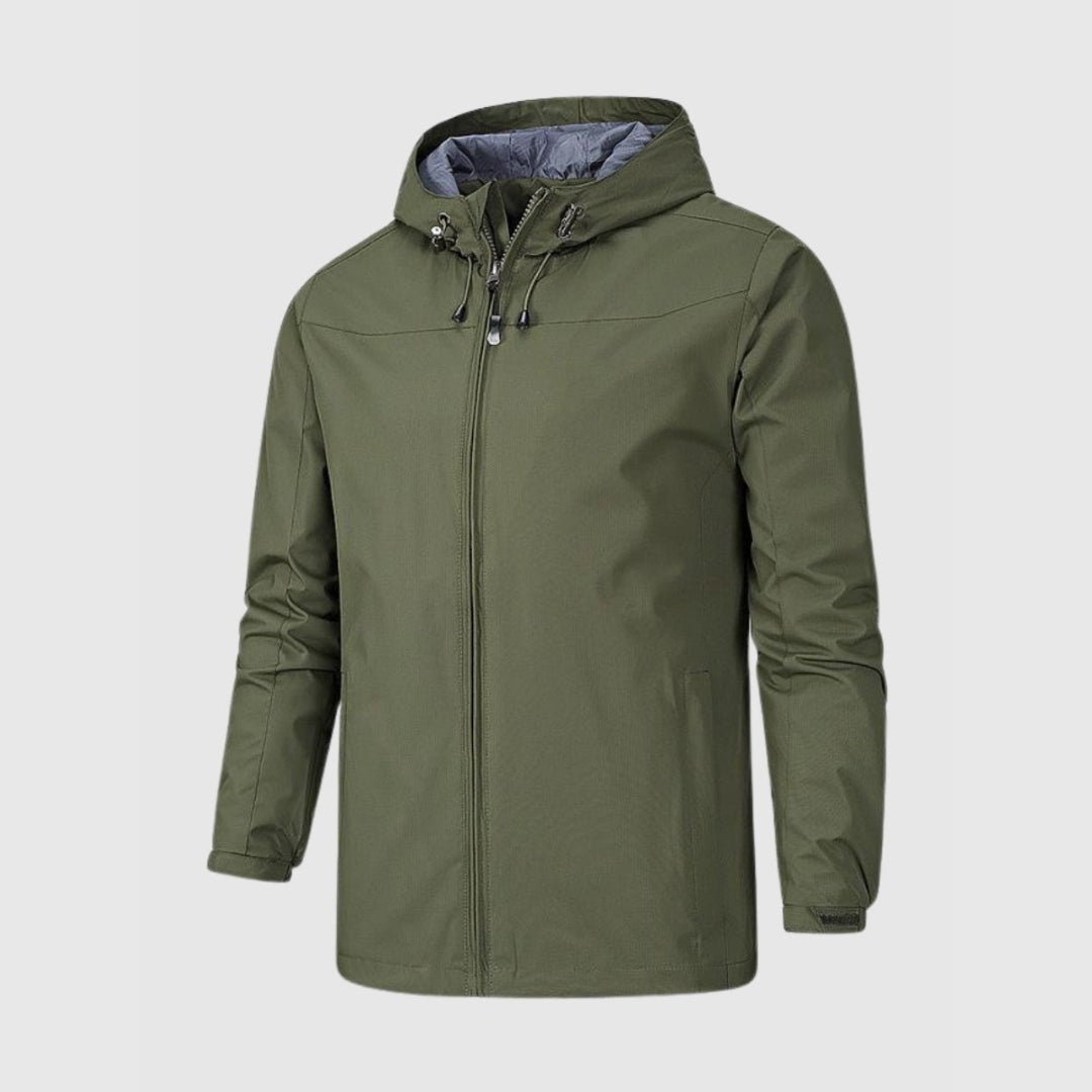Veste de pluie légère bleu marine