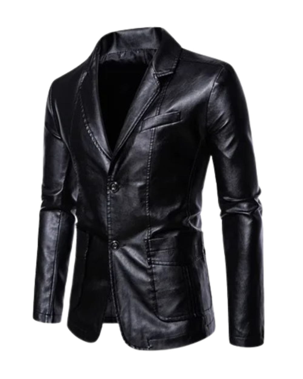 Blouson effet cuir de ville