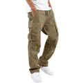 Pantalon cargo décontracté à poches multiples style streetwear homme – Pléneuf