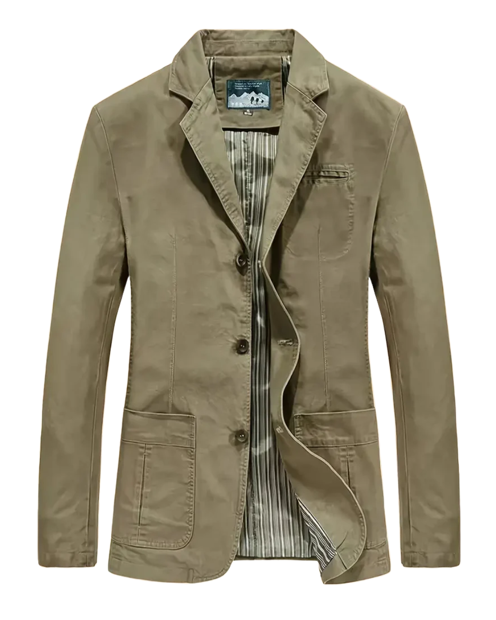 Veste casual légère coupe ajustée
