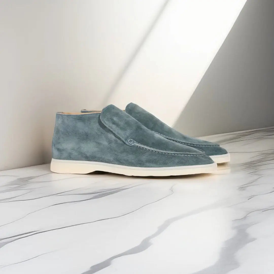 Mocassins élégants en daim pour le quotidien au chic discret homme – Menton