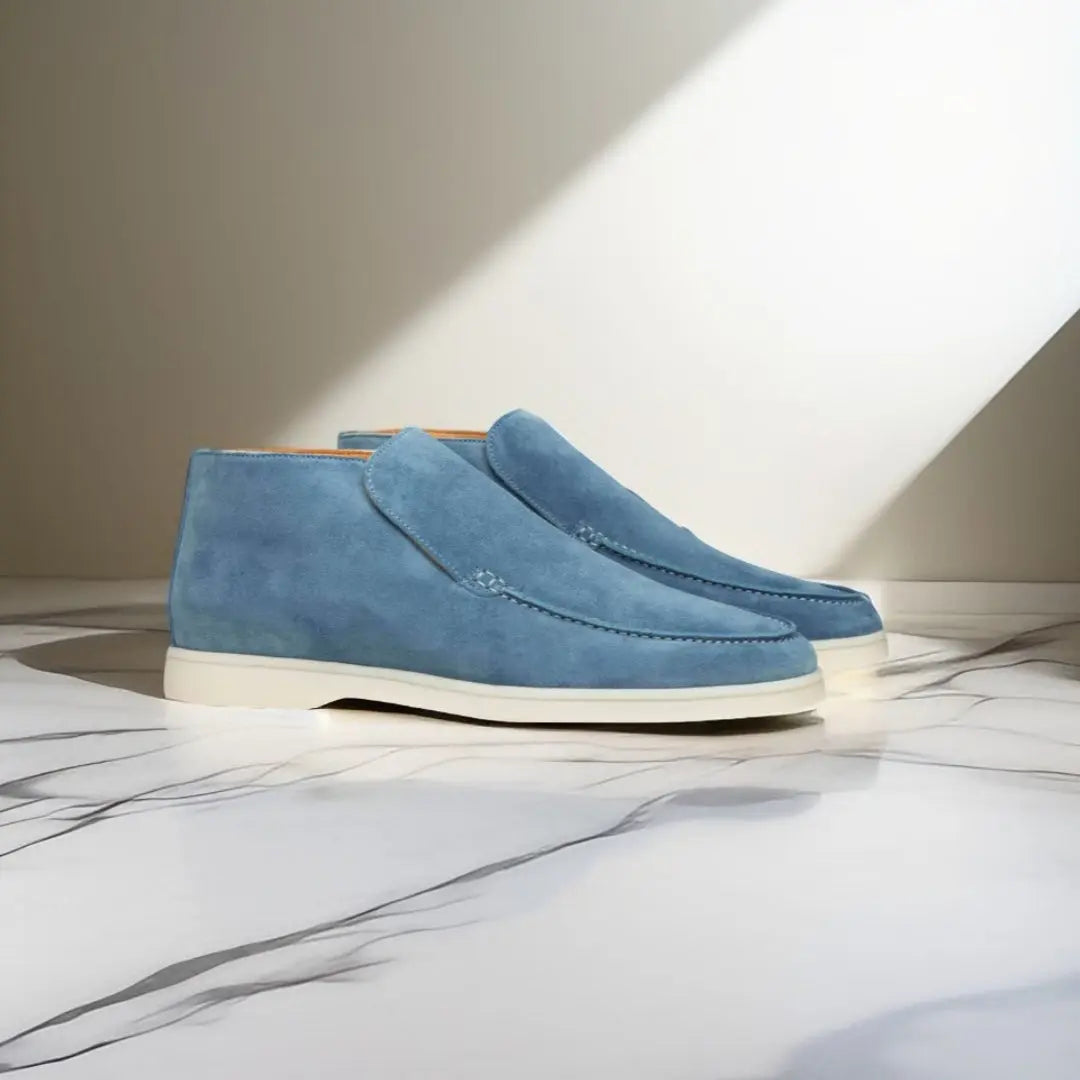 Mocassins élégants en daim pour le quotidien au chic discret homme – Menton