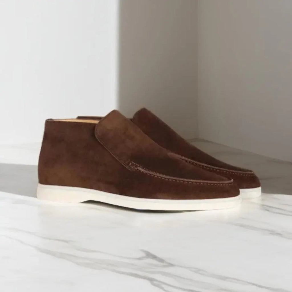 Mocassins élégants en daim pour le quotidien au chic discret homme – Menton