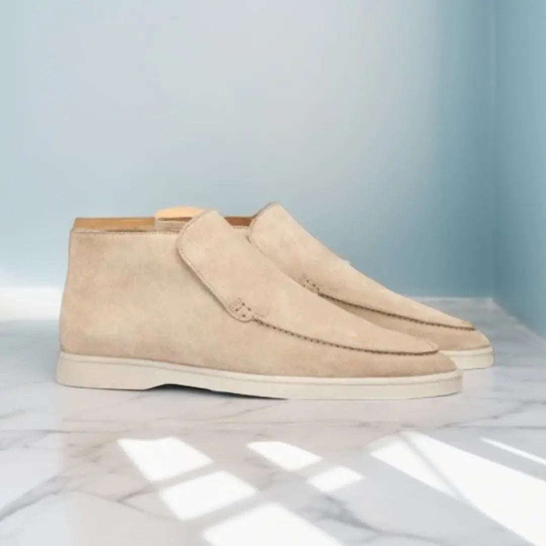 Mocassins élégants en daim pour le quotidien au chic discret homme – Menton