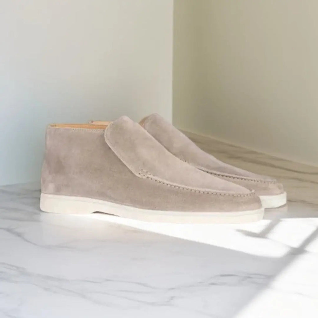 Mocassins élégants en daim pour le quotidien au chic discret homme – Menton