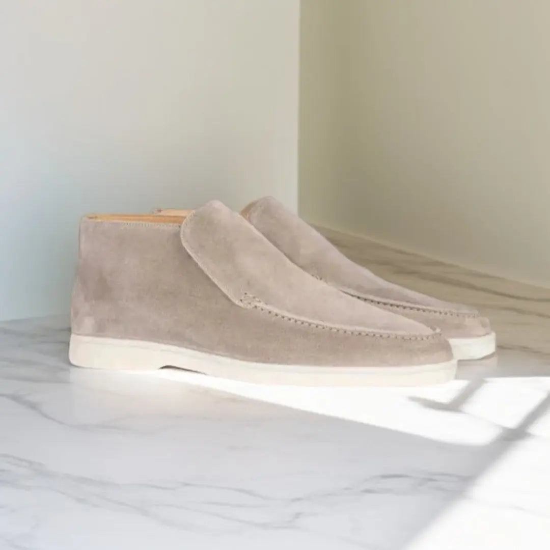 Mocassins élégants en daim pour le quotidien au chic discret homme – Menton