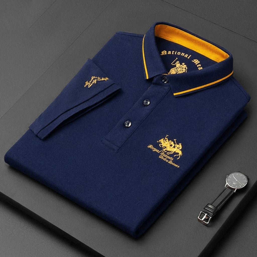 Polo en tissu respirant coupe moderne col classique pour toute occasion homme – Honfleur
